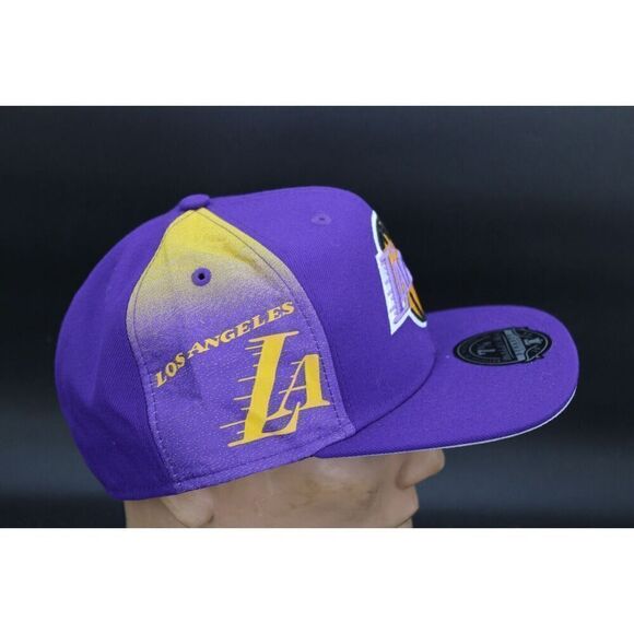Mitchell & Ness Los Angeles Lakers 50th NBA Adult Unisex Dynasty Cap/Hat - Picture 2 of 8